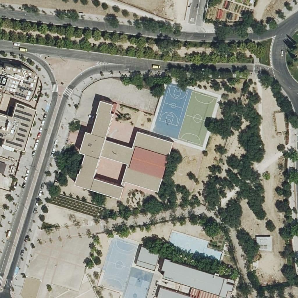Aerial view of the grounds of Vicalvaro (Esc. Mun. Musica)