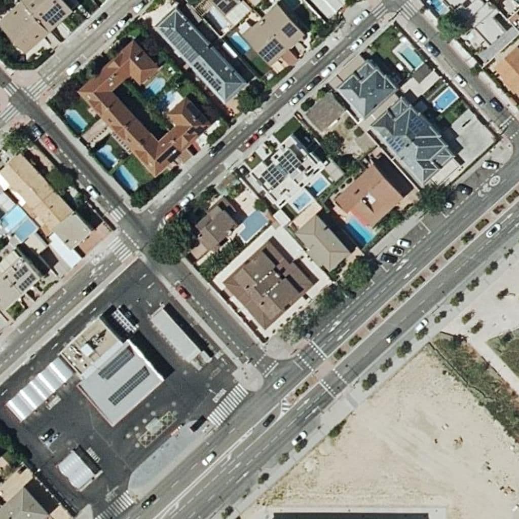 Aerial view of the grounds of Upi Y Mine