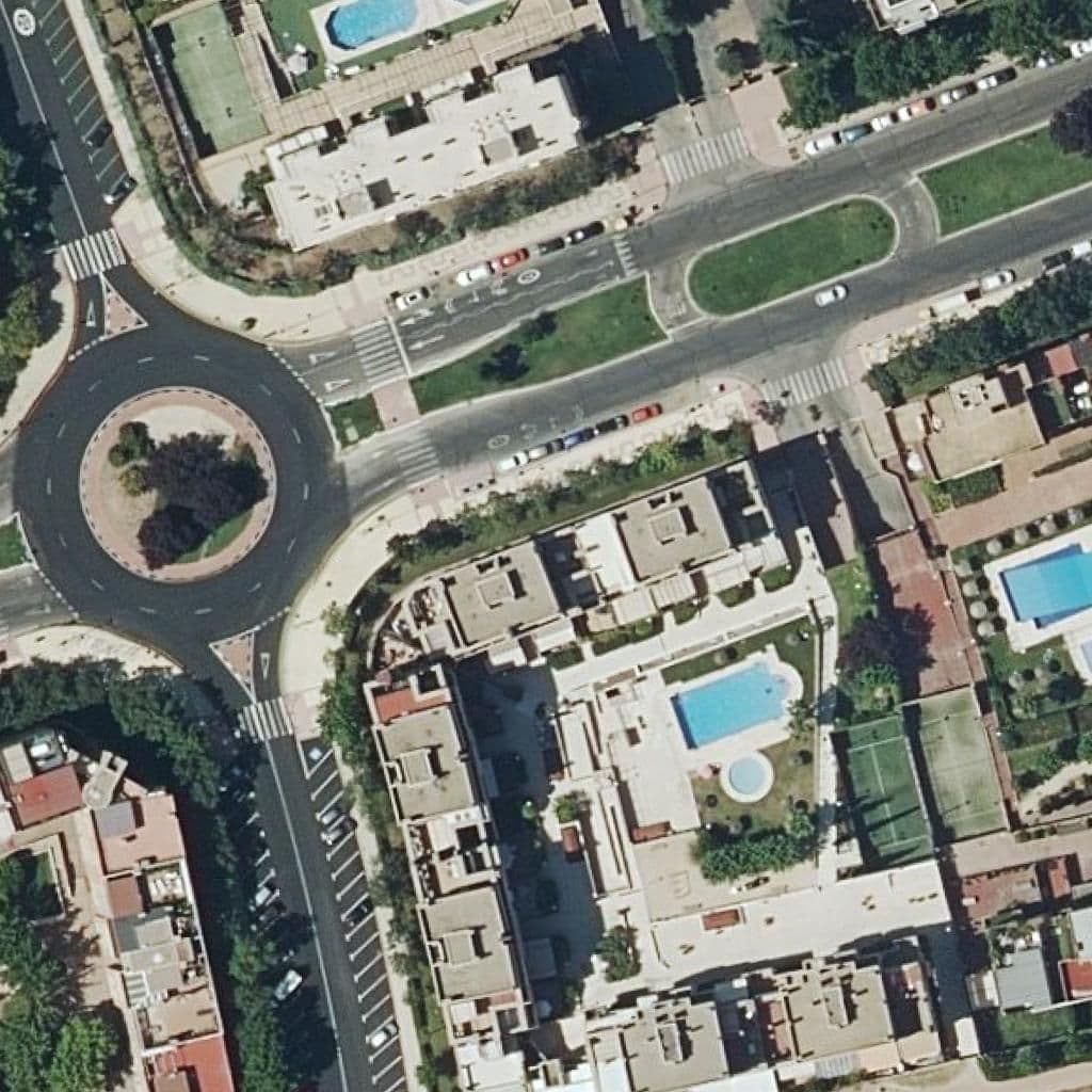 Aerial view of the grounds of Chiqui Tin Alcobendas