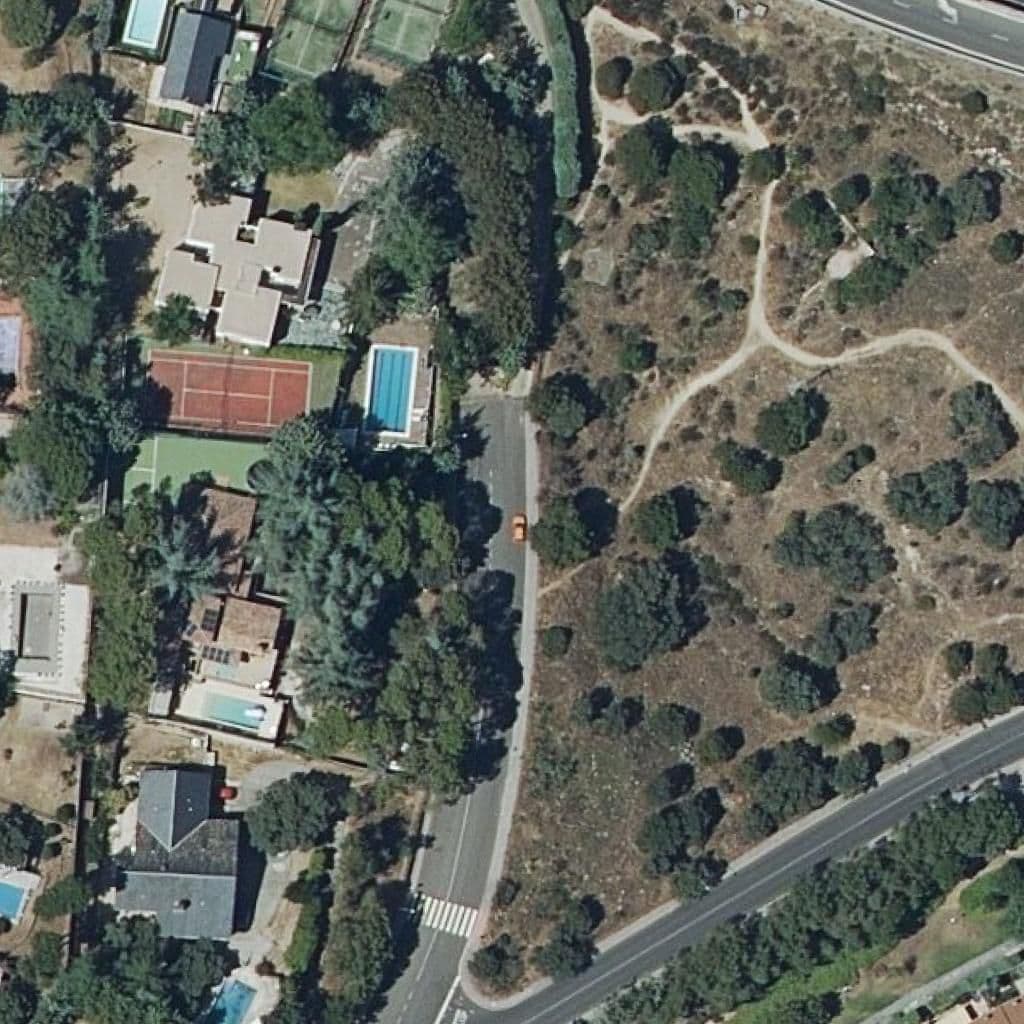 Aerial view of the grounds of La Montaña De Los Peces