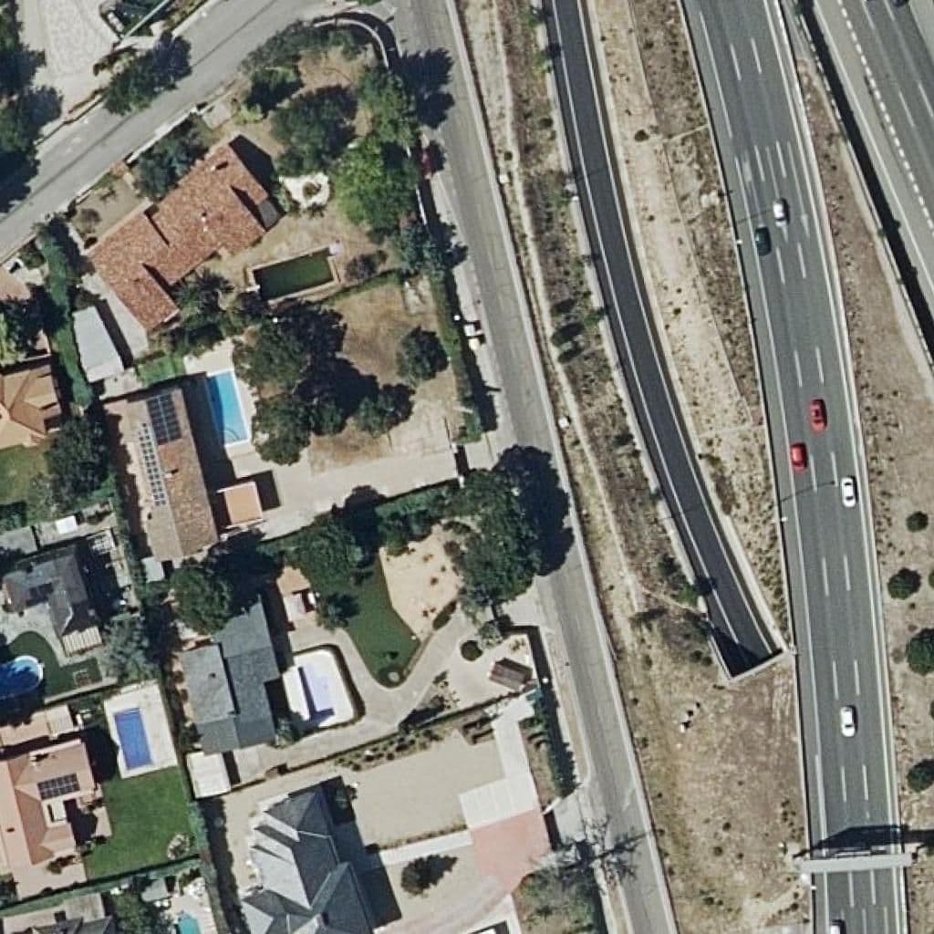 Aerial view of the grounds of Alegria