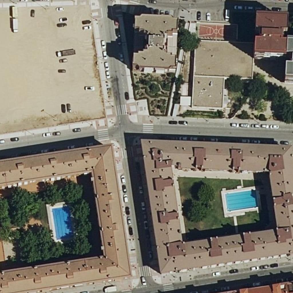 Aerial view of the grounds of La Casita De Caramelo-Calle Humanes