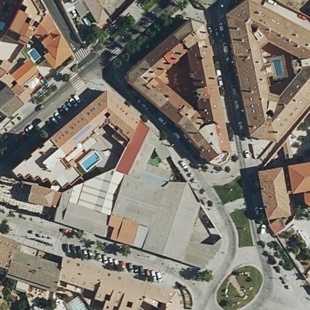 Aerial view of the grounds of Los Pequeñitos