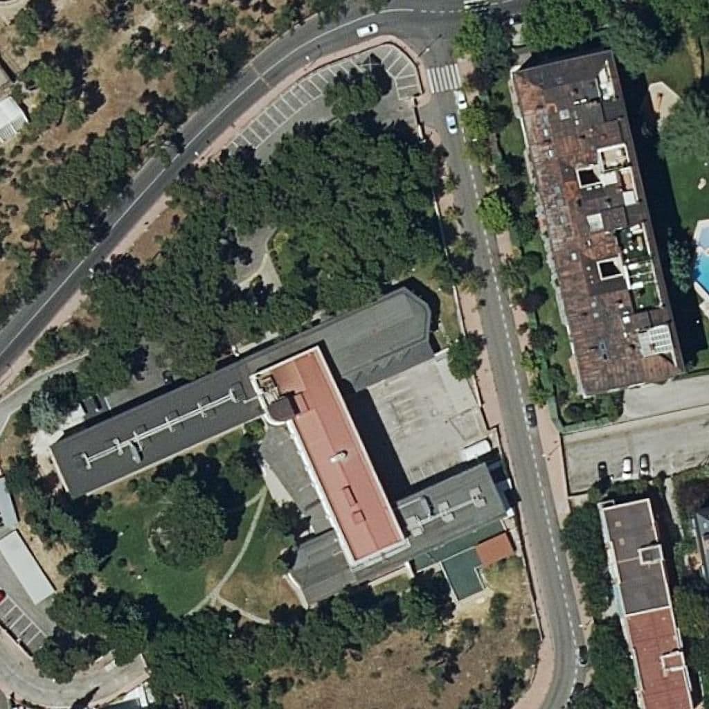 Aerial view of the grounds of Grumete Madrid
