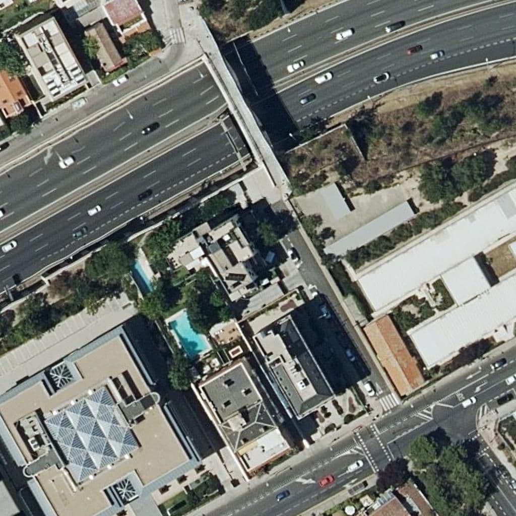 Aerial view of the grounds of Colorin