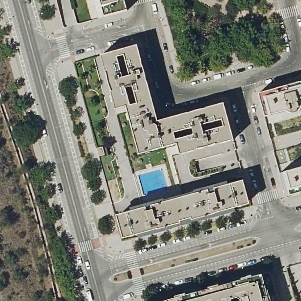 Aerial view of the grounds of Caliope