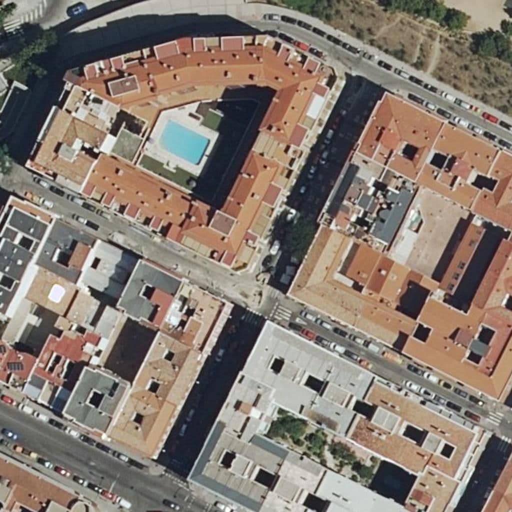 Aerial view of the grounds of Nubes Ii