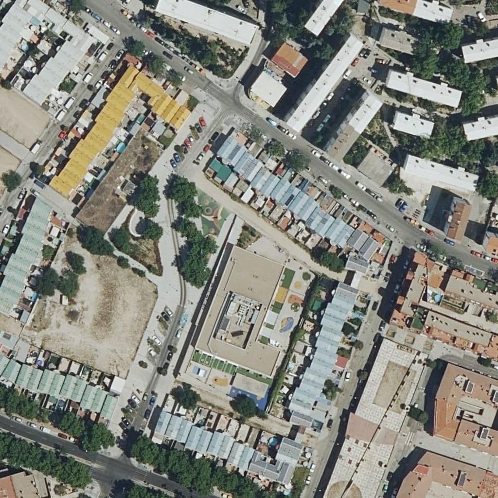 Aerial view of the grounds of Tania Jardin