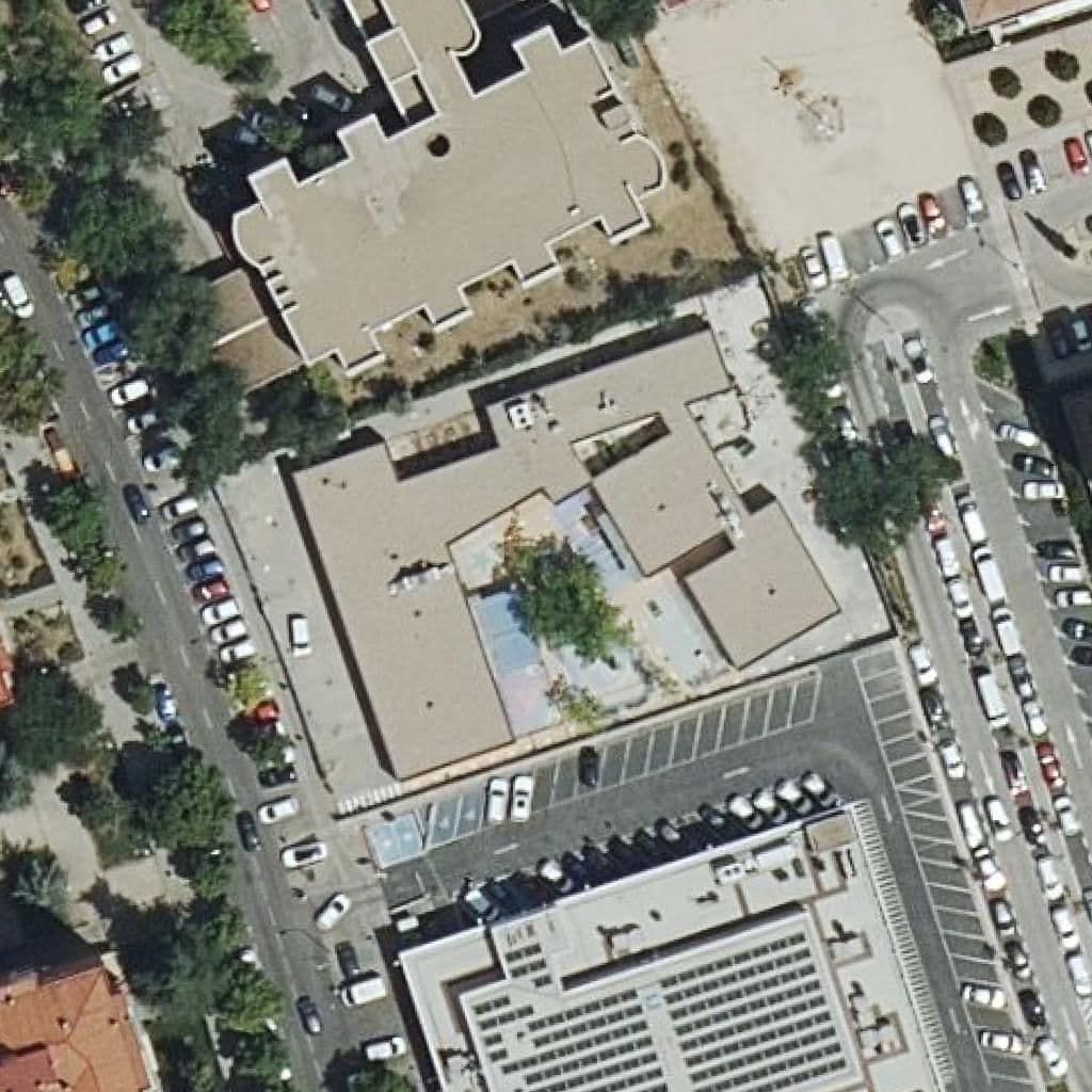 Vista aérea del recinto de Altair