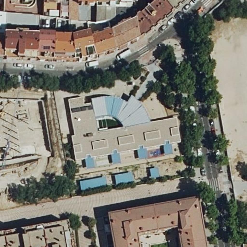 Вид згори на територію школи «El Manantial»
