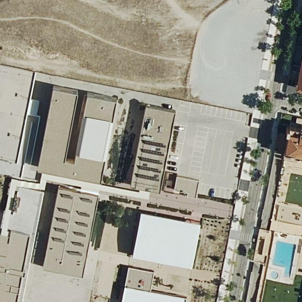 Вид сверху на территорию школы «Colegio Sei Concepción»