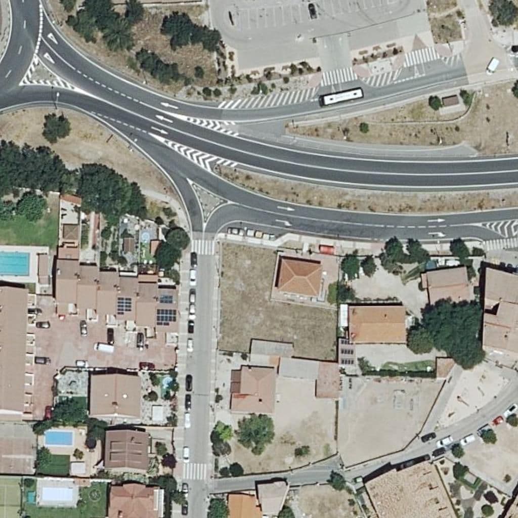 Aerial view of the grounds of Chiquitines