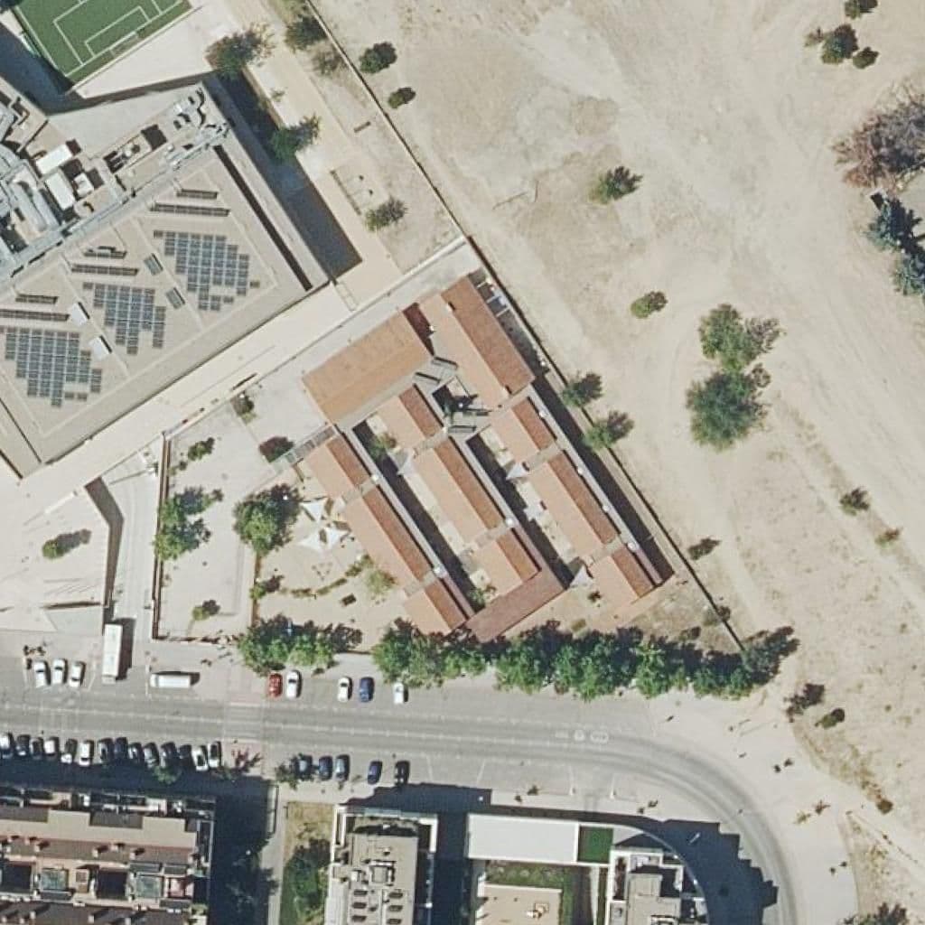 Aerial view of the grounds of Sol Solito