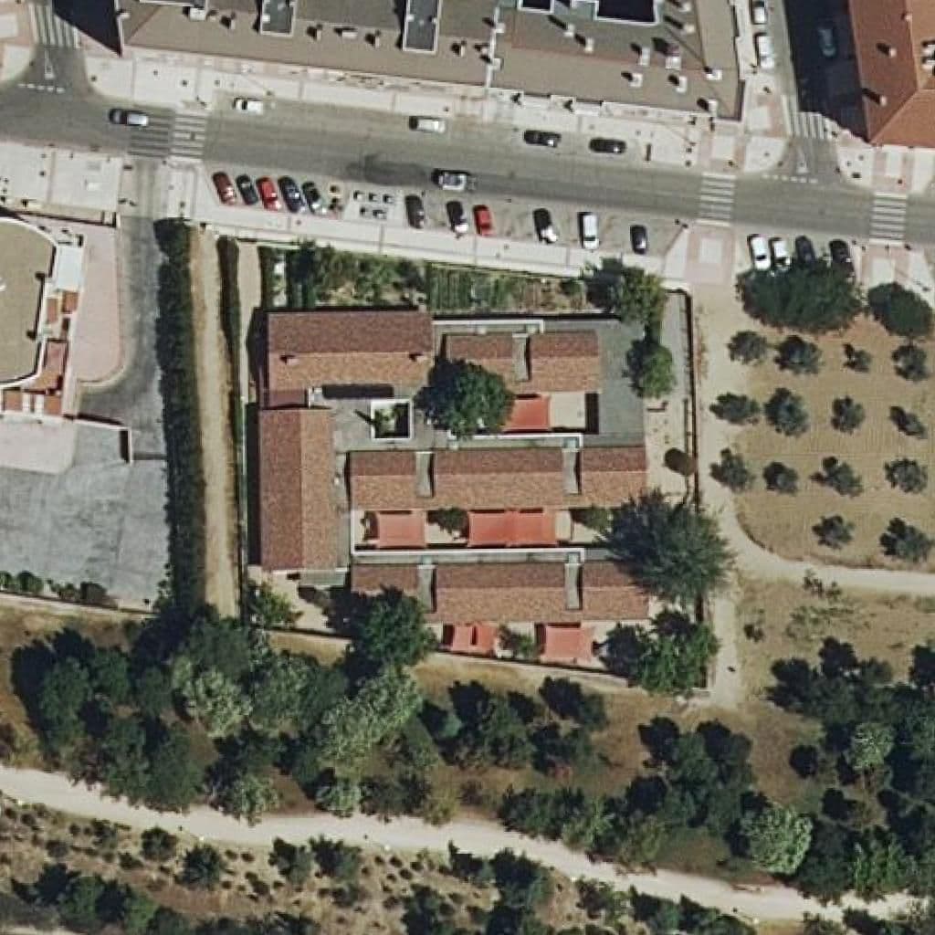 Aerial view of the grounds of El Cocherito Leré