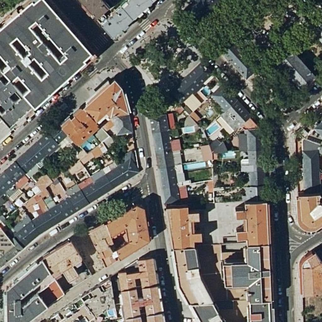 Aerial view of the grounds of Arco Iris