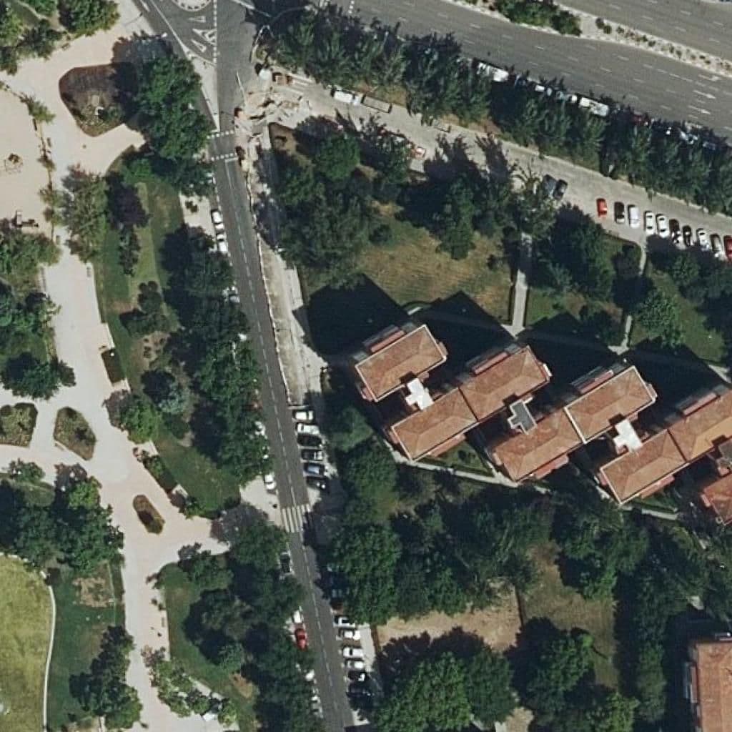 Aerial view of the grounds of Lapices De Colores