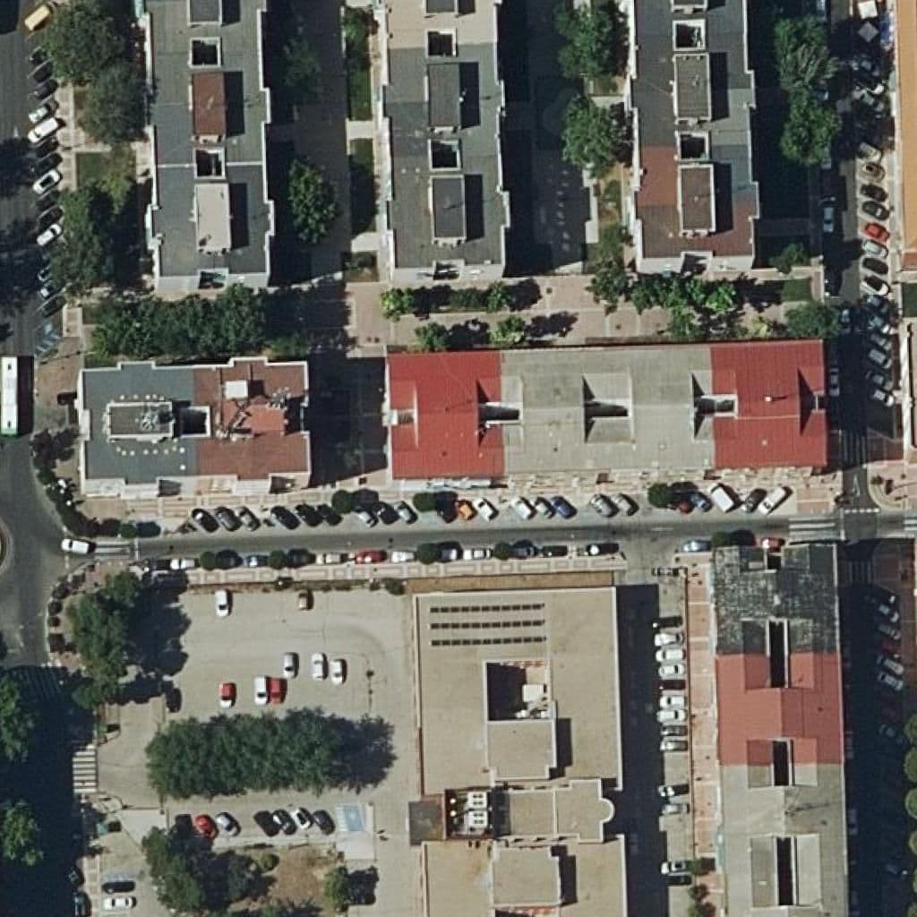 Aerial view of the grounds of Educar Educando Iii