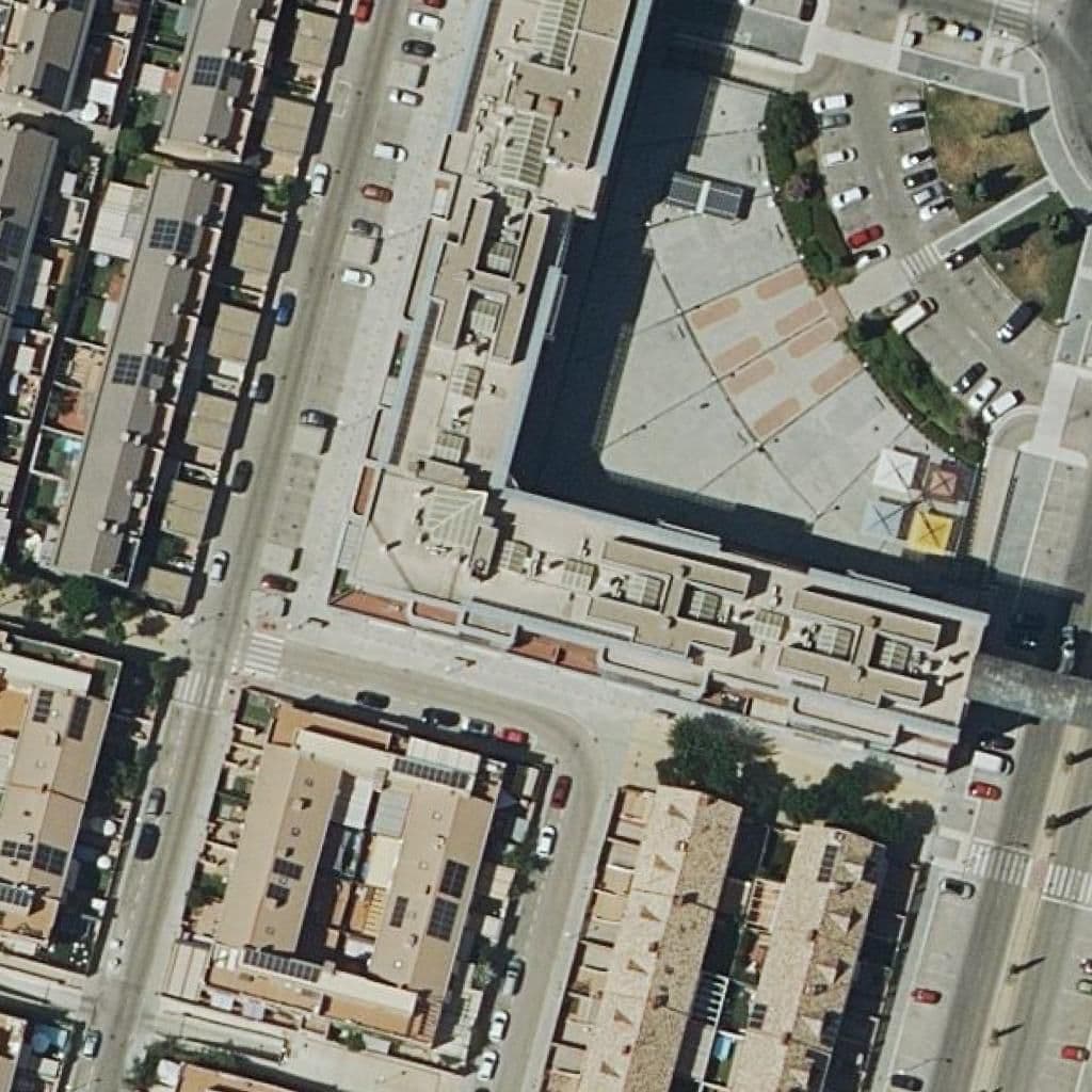 Aerial view of the grounds of Pequeñajos