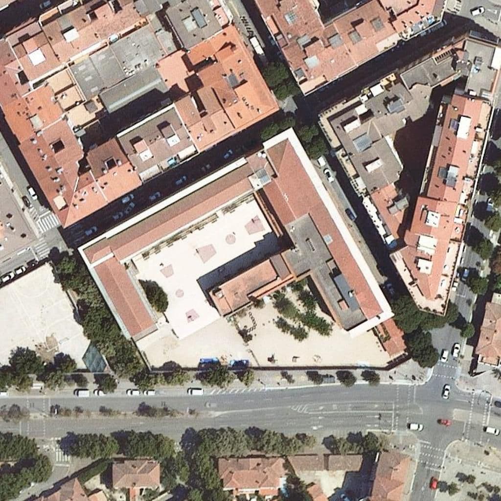 Aerial view of the grounds of Fedac - Sant Narcís