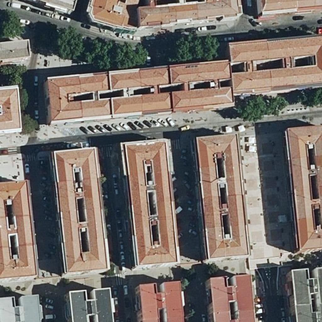Вид сверху на территорию школы «Centro Infantil Cottons Entre Algodones»