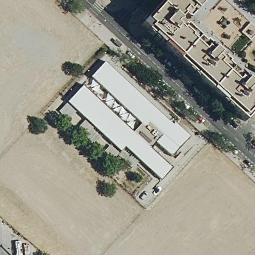 Aerial view of the grounds of Las Amapolas