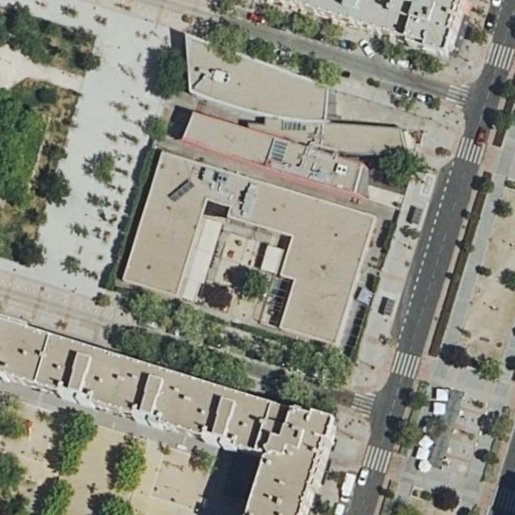 Aerial view of the grounds of Cielo Azul