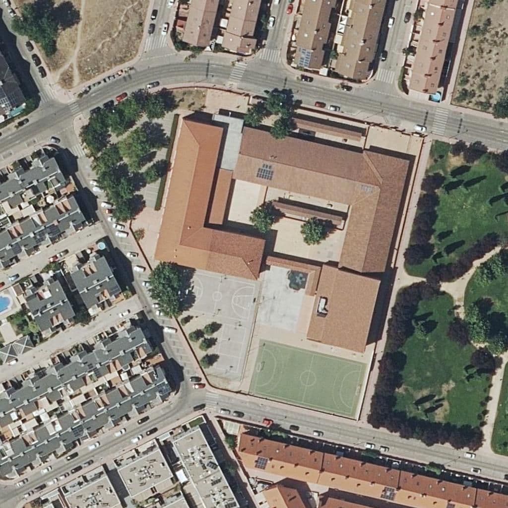 Aerial view of the grounds of Ernest Hemingway