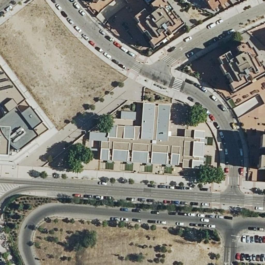 Aerial view of the grounds of El Bonsai