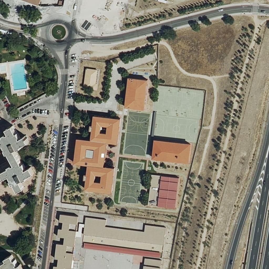 Aerial view of the grounds of Carpe Diem