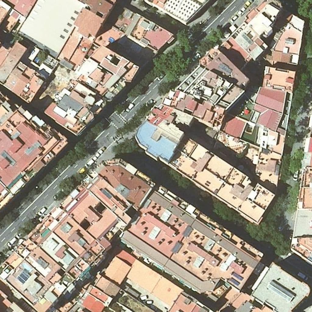 Aerial view of the grounds of Mare De Déu De Núria