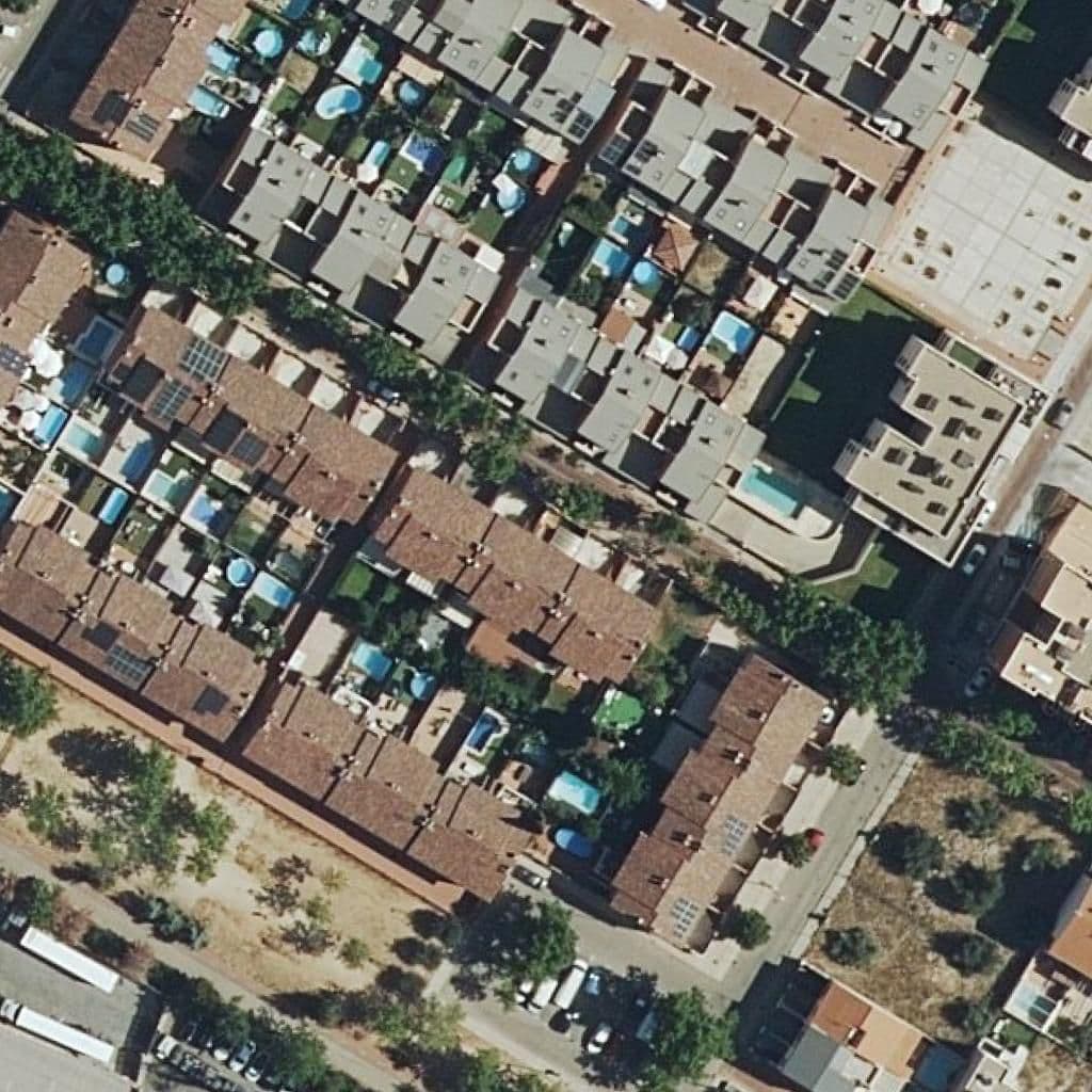 Aerial view of the grounds of Chupetes