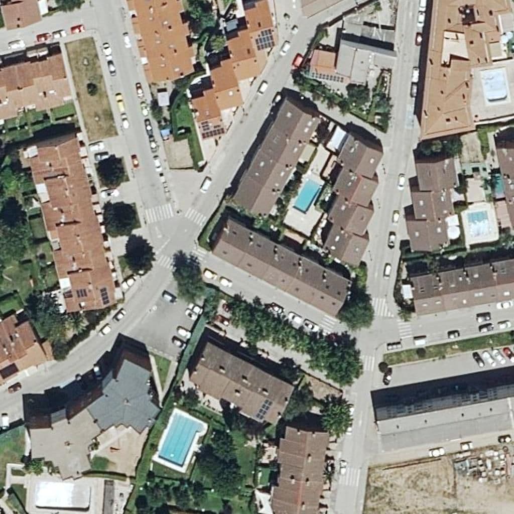 Aerial view of the grounds of Mi Casita