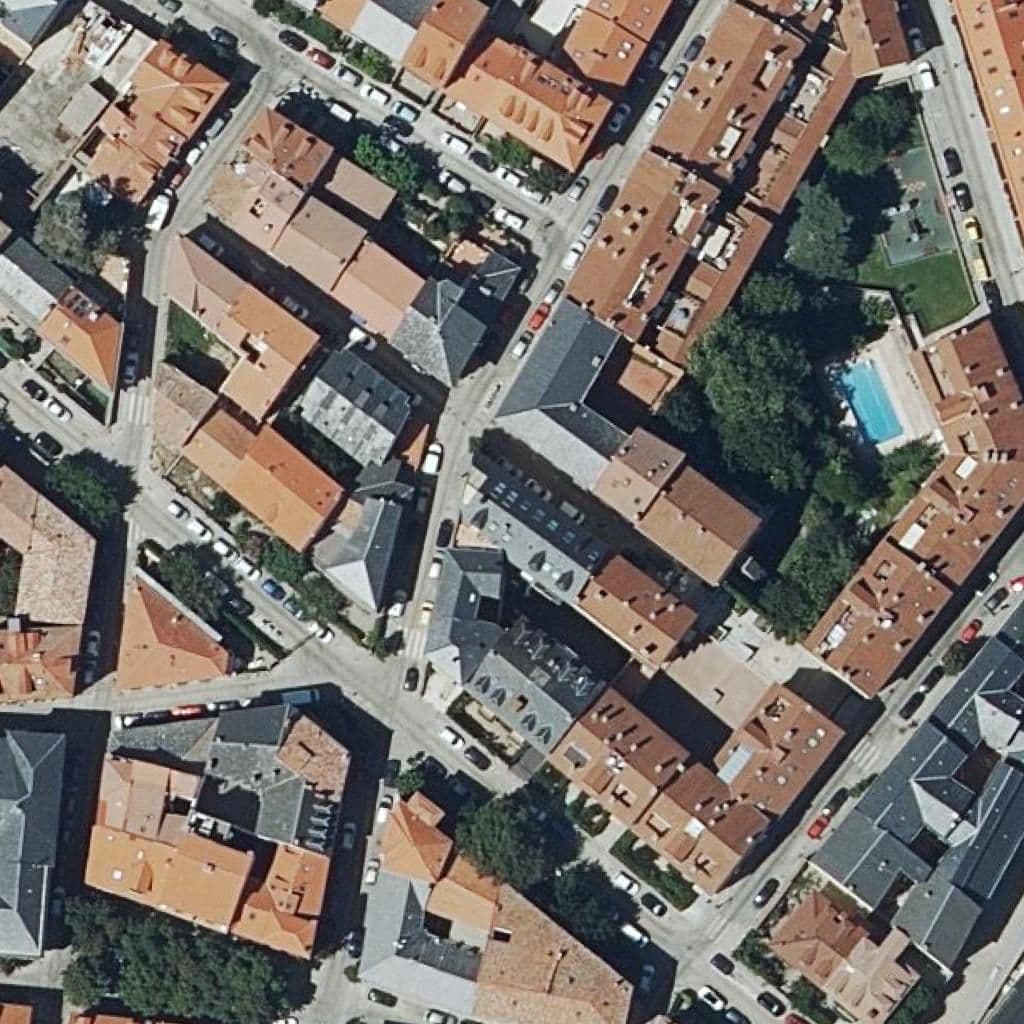 Aerial view of the grounds of Matisse