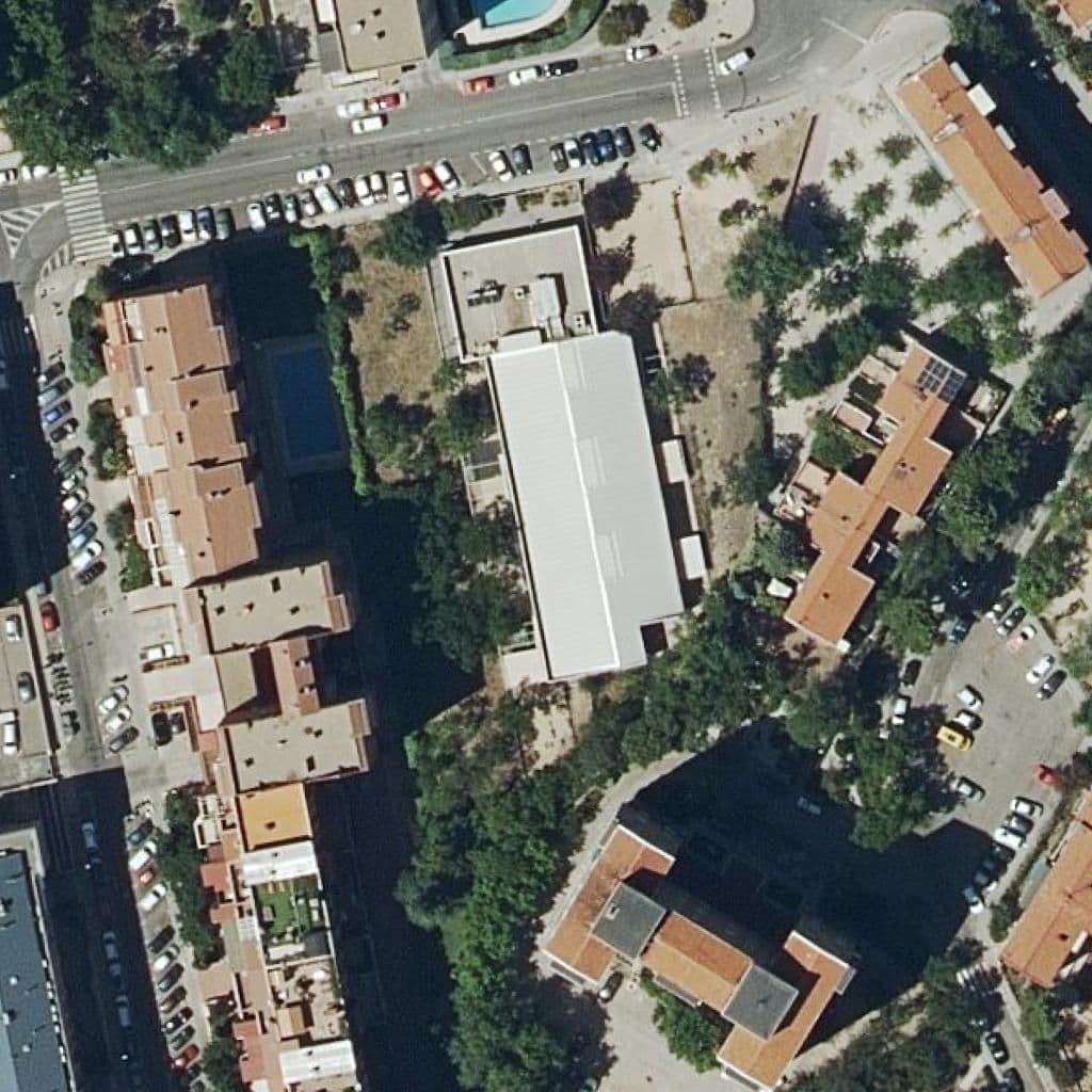Aerial view of the grounds of Gigantes Y Cabezudos