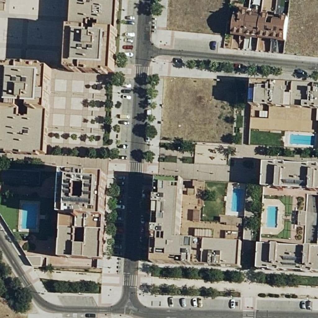 Aerial view of the grounds of Astros