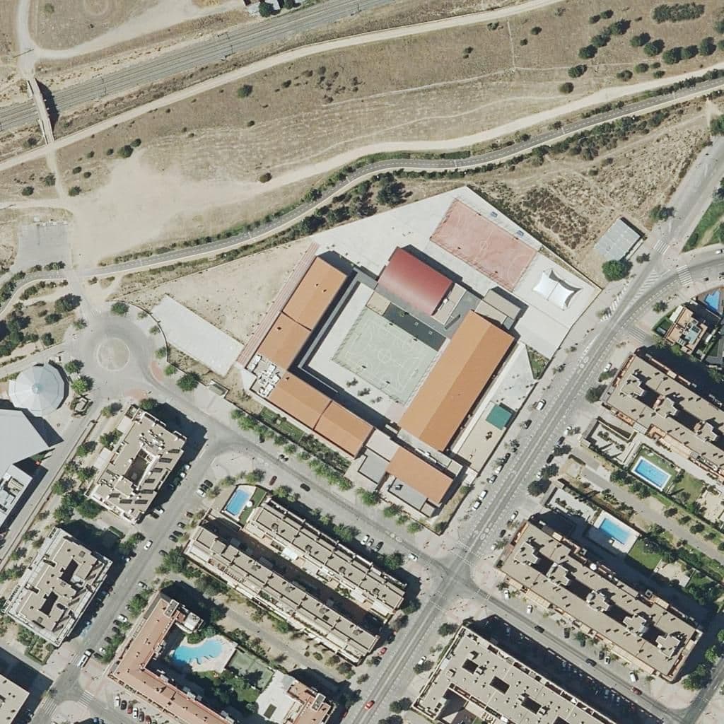 Aerial view of the grounds of Antonio Fontan