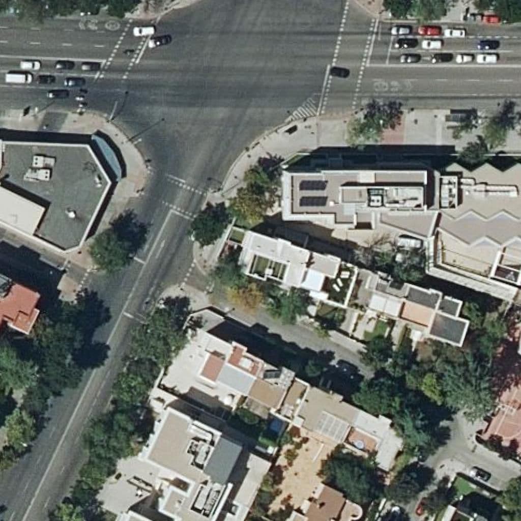Aerial view of the grounds of Arcadia 1 Serrano