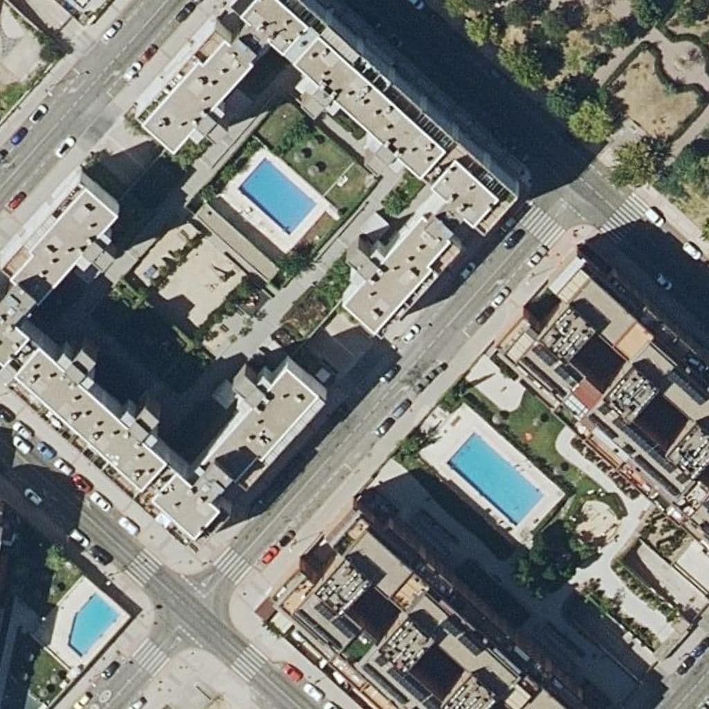 Aerial view of the grounds of Miniclub