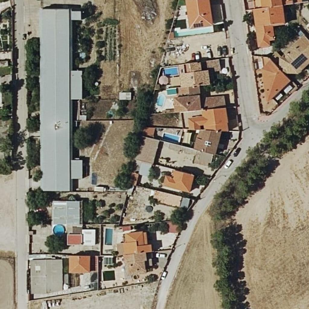 Aerial view of the grounds of Colorines