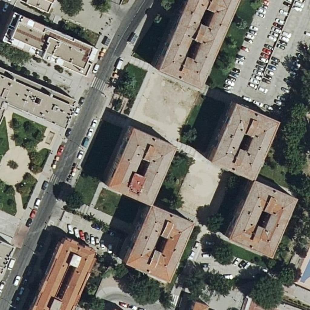 Aerial view of the grounds of El Arrullo Vi