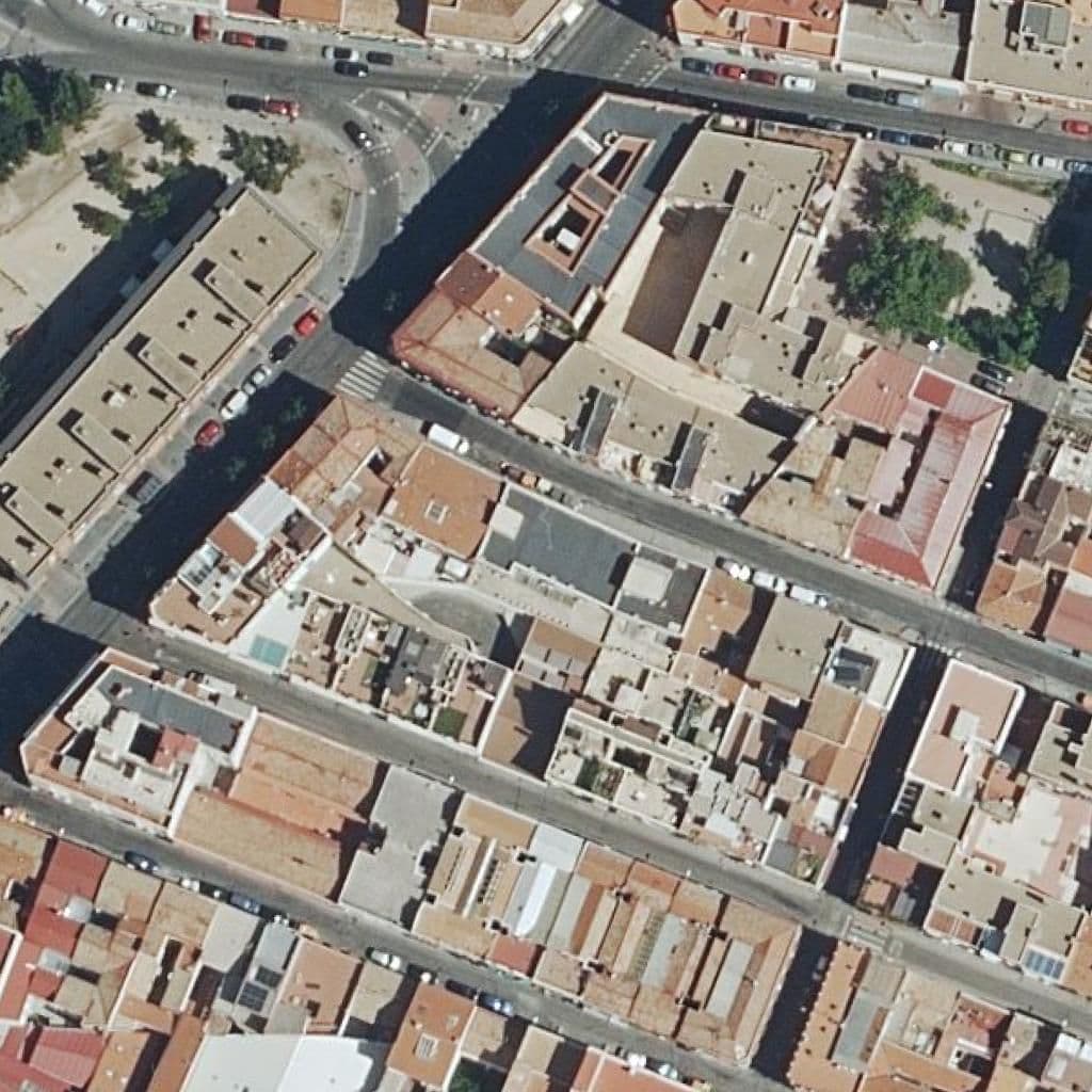 Aerial view of the grounds of Instituto Americano
