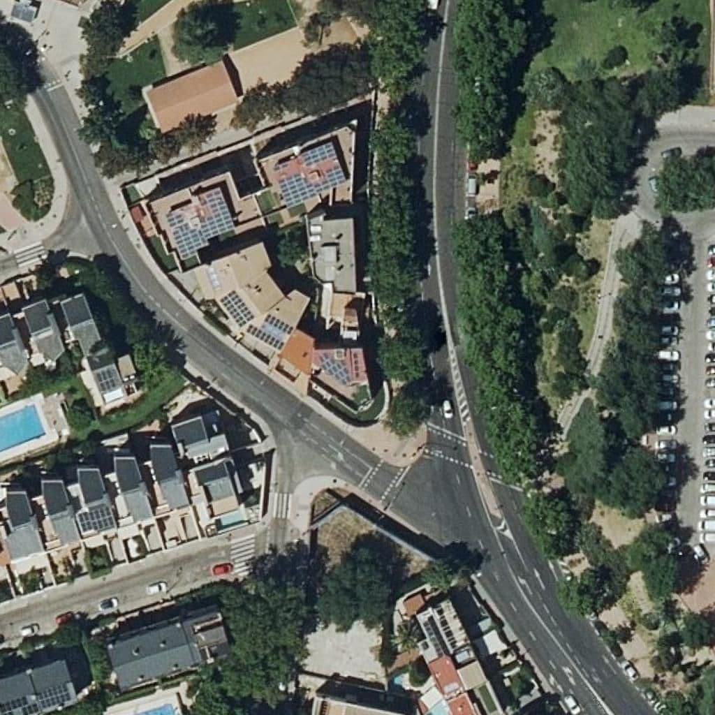 Aerial view of the grounds of Cascaron