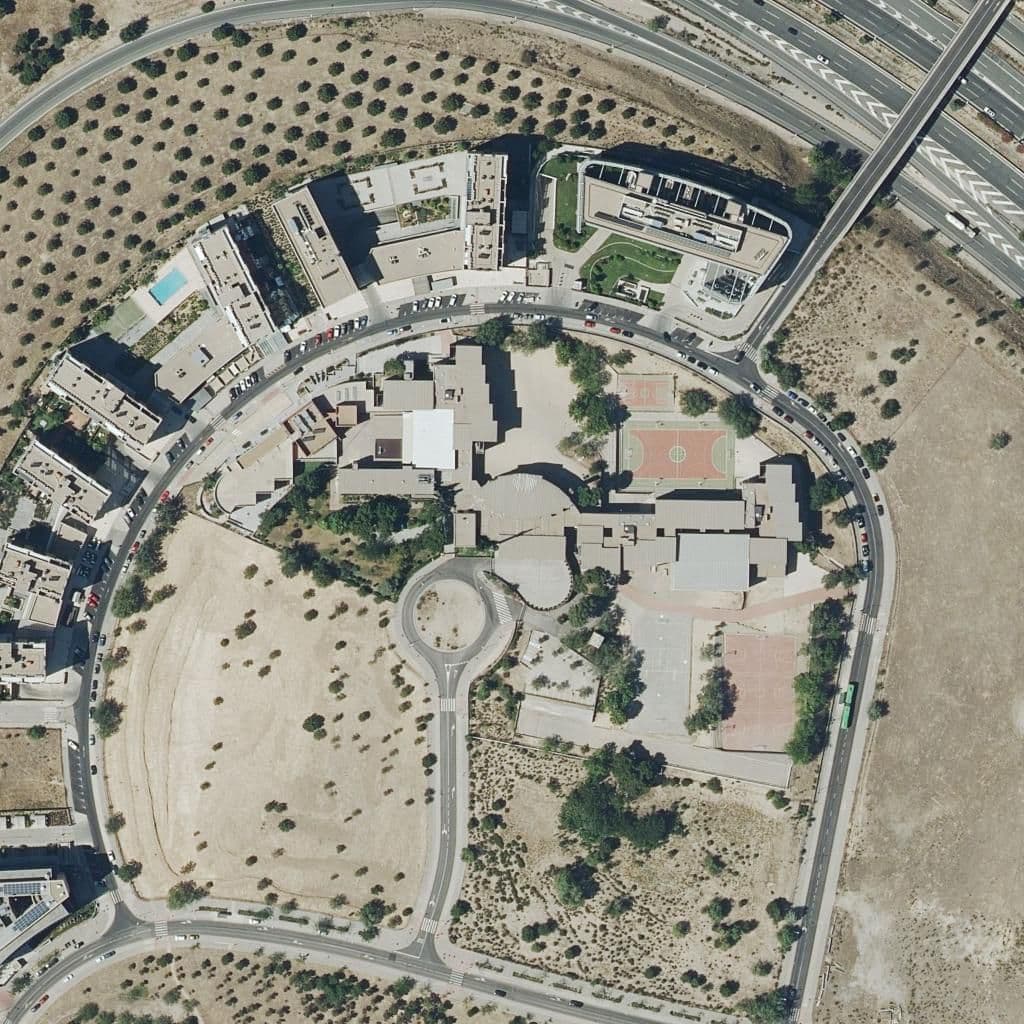 Aerial view of the grounds of Ciudad Bebe