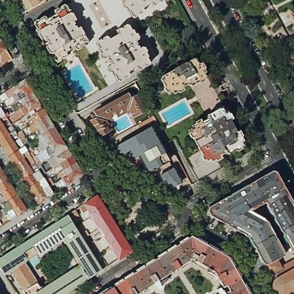 Aerial view of the grounds of Guarderia Moreno