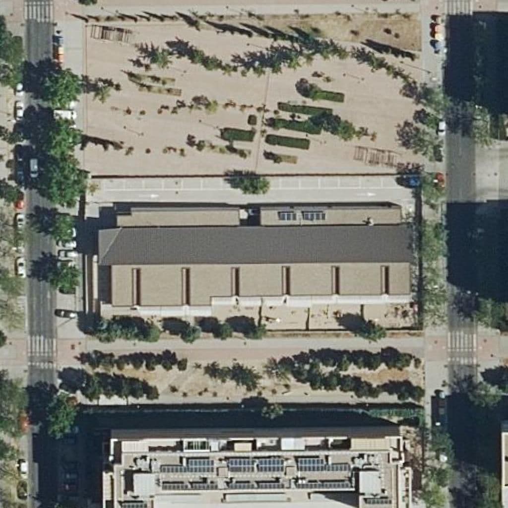 Aerial view of the grounds of La Princesa