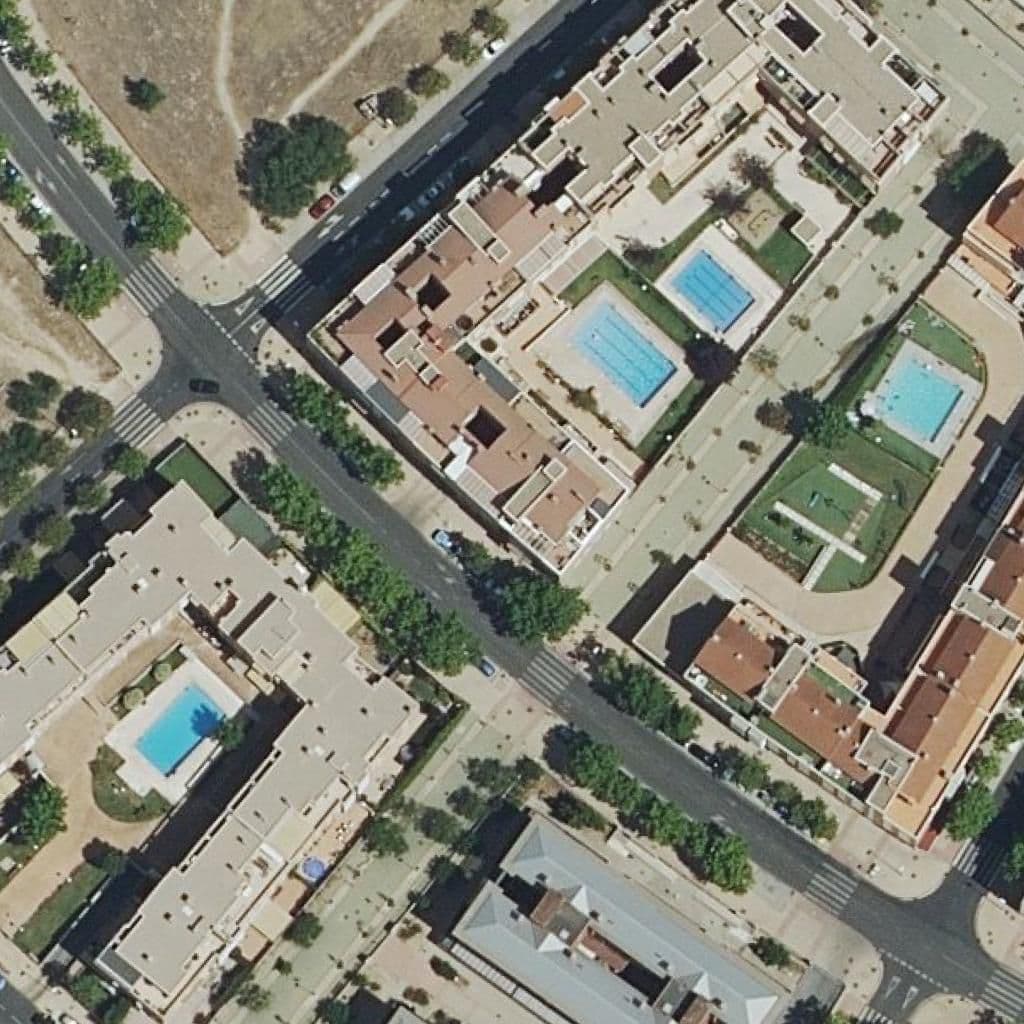 Aerial view of the grounds of El Parque De Bubu 2