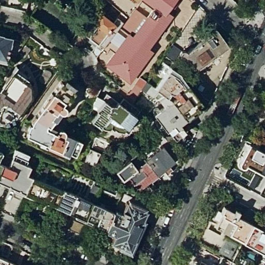 Aerial view of the grounds of Madrid Montessori School (Ee.uu.)