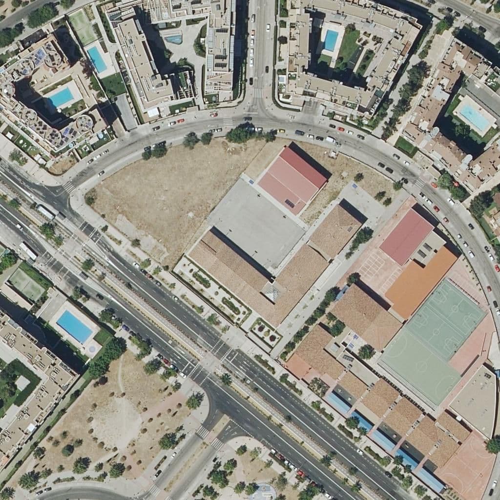 Aerial view of the grounds of Manuel Fraga Iribarne