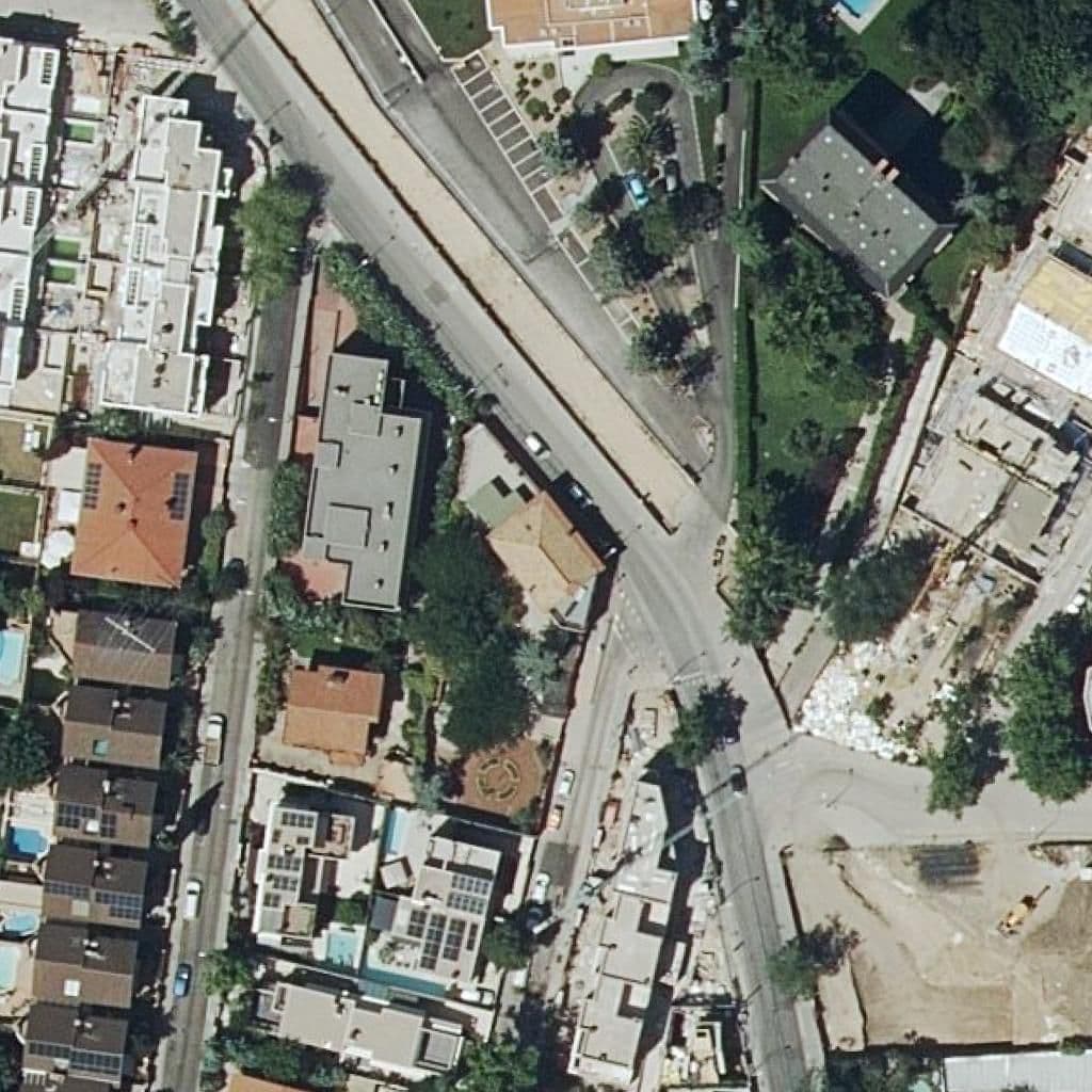 Aerial view of the grounds of City Country School (Ee.uu.)