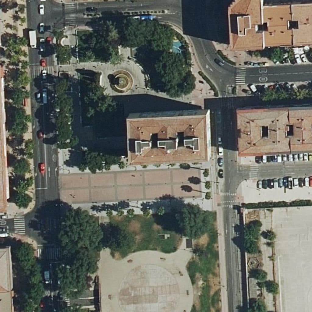 Aerial view of the grounds of Cenafe